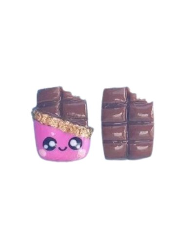 Aretes chocolatina