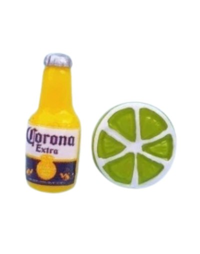 Aretes cerveza limon