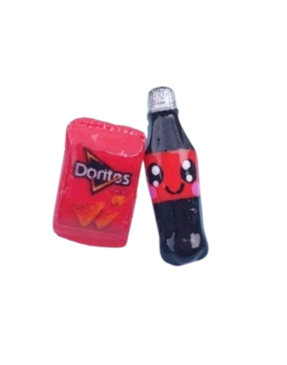 Aretes doritos gaseosa