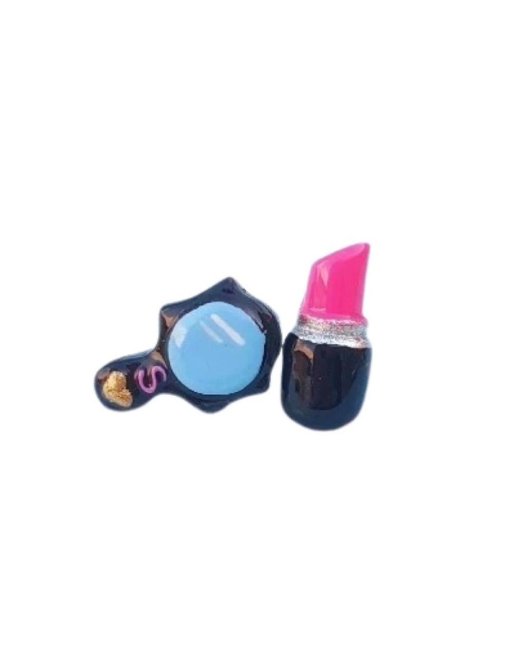 Aretes espejo labial