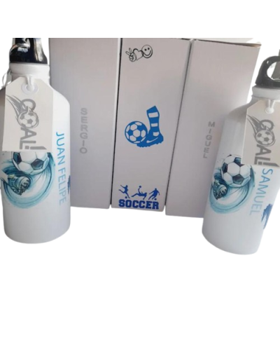 Caramañola Blanca 500 ml para Bebidas Frías – Personalizada