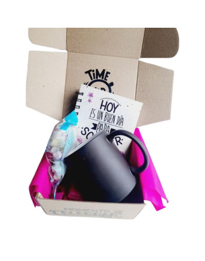 Taza Mágica Personalizada Cuaderno 12x12 – Kit Especial con Empaque