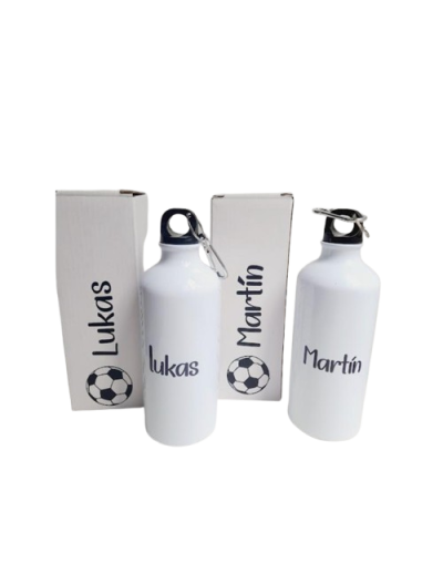 Caramañola Blanca 500 ml para Bebidas Frías – Personalizada