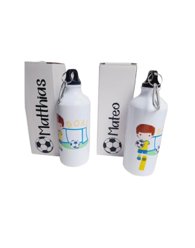 Caramañola Blanca 500 ml para Bebidas Frías – Personalizada