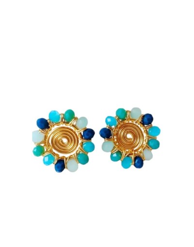 Pendientes sol de colores