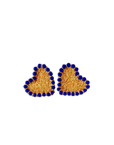 Pendientes corazón enredado