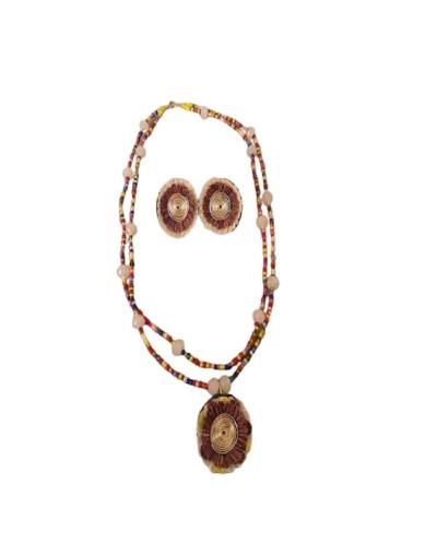 SET DE DOS COLLARS ARTESANALES 