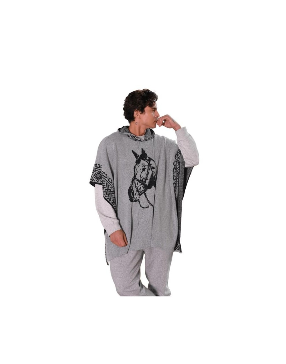 Ruana kana para caballero Tejidos Tota's