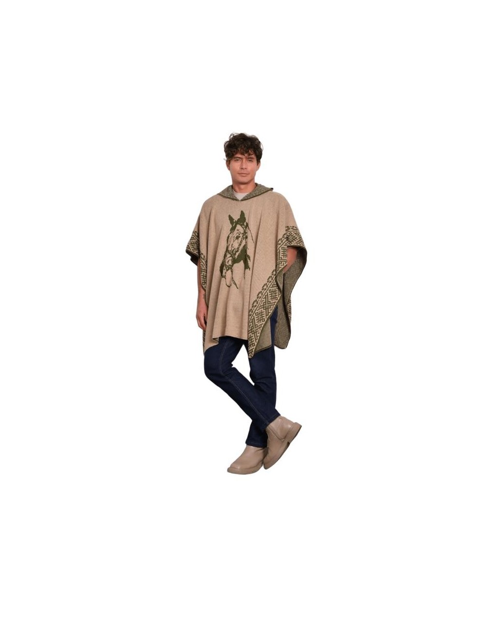 Ruana kana para caballero Tejidos Tota's