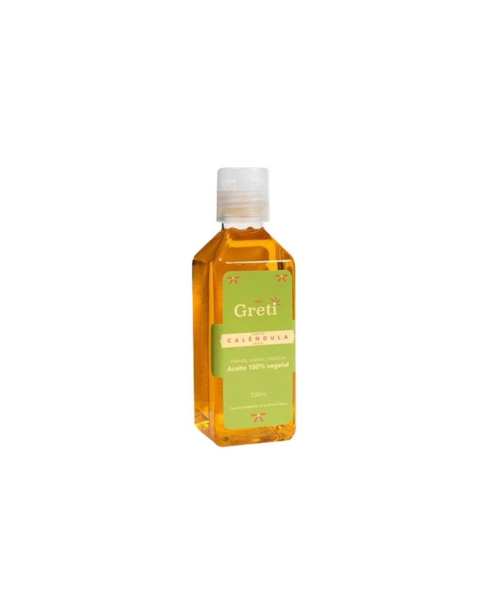 Aceite concentrado de caléndula 150 ml - 100% vegetal - greti 