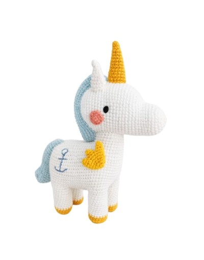 Robin unicornio amigurumi 