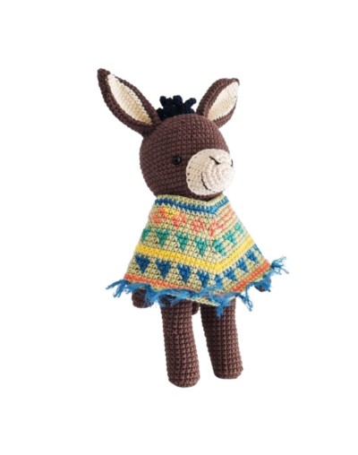 Ramón el burro amigurumi