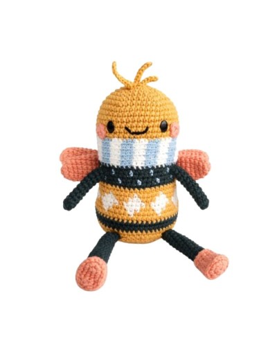 Ágatha abeja amigurumi 