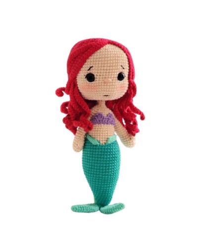 Ariel la sirenita amigurumi 