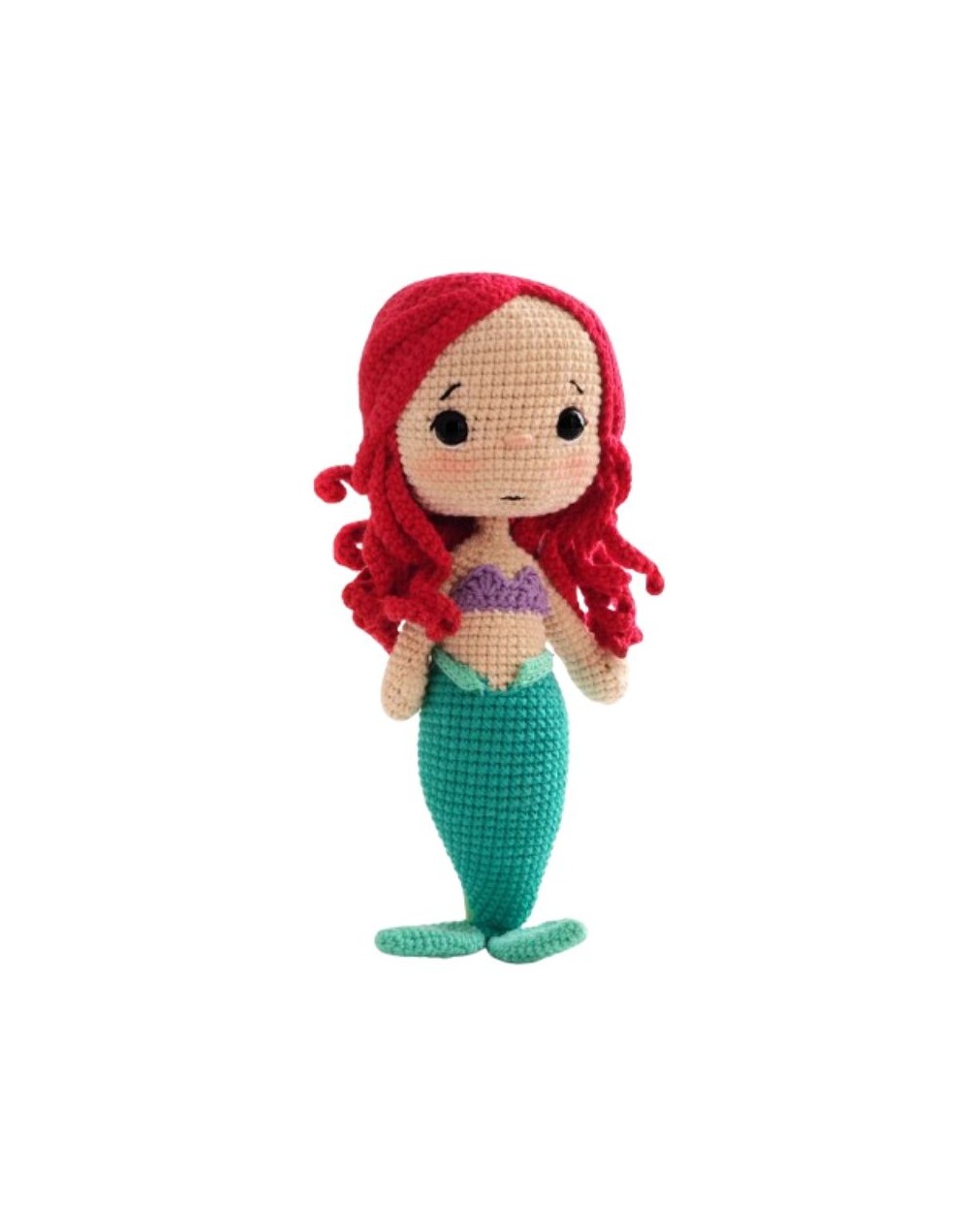 Ariel la sirenita amigurumi 