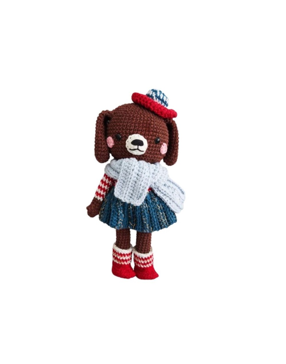 Madeleine perrita amigurumi 