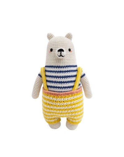 Horacio oso polar amigurumi 