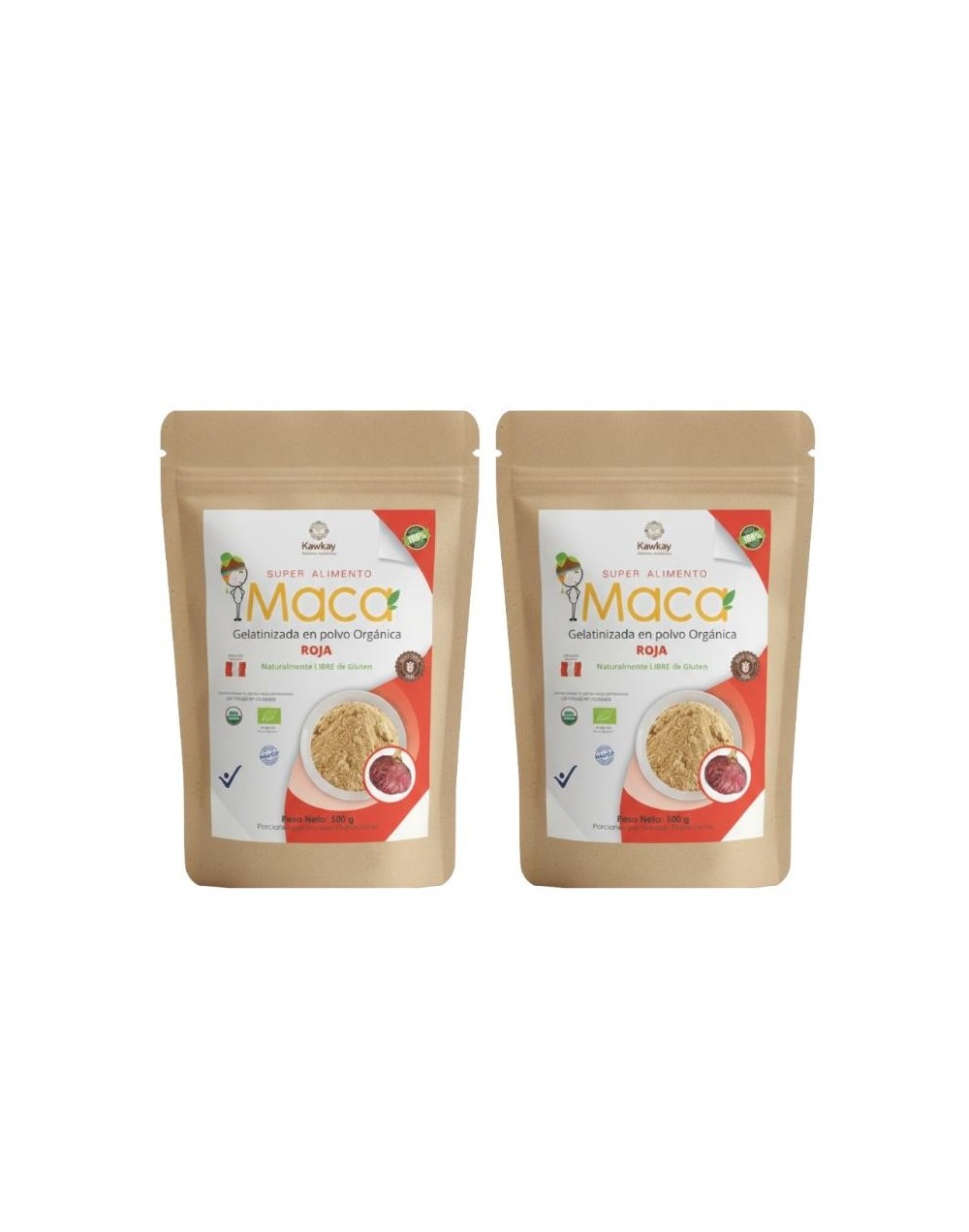 MACA ROJA ORGÁNICA KILO