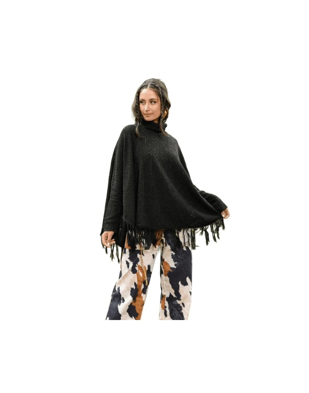 Ruana Megan para dama - Tejidos Tota's