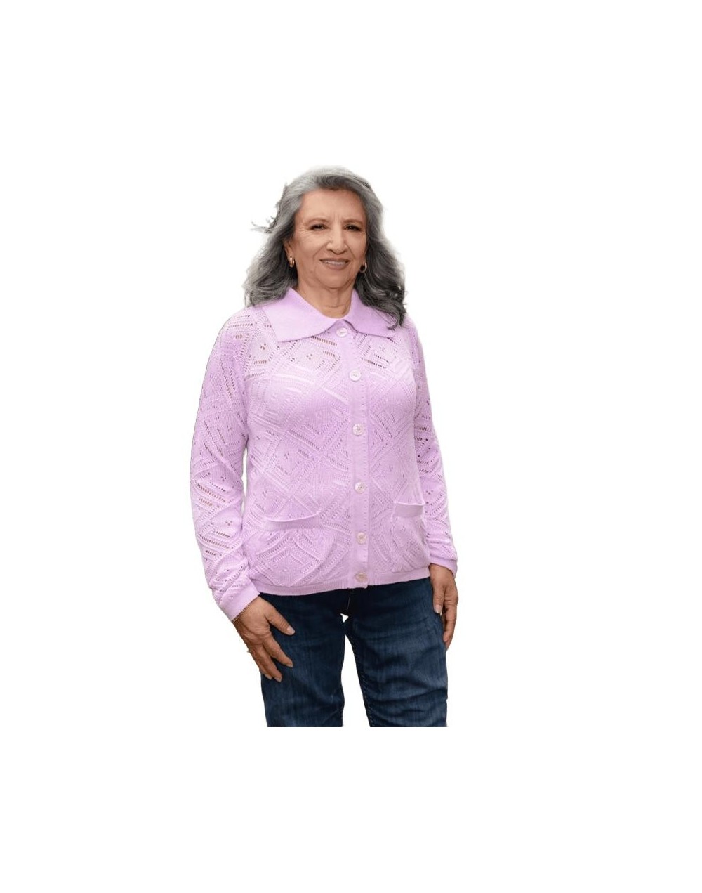 Buzo Aurora para dama - Tejidos Tota's