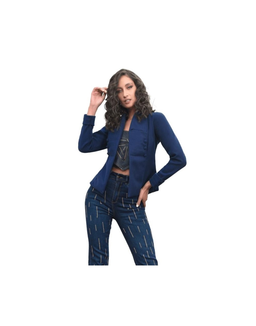 Blazer Jordania para dama - Tejidos Tota's