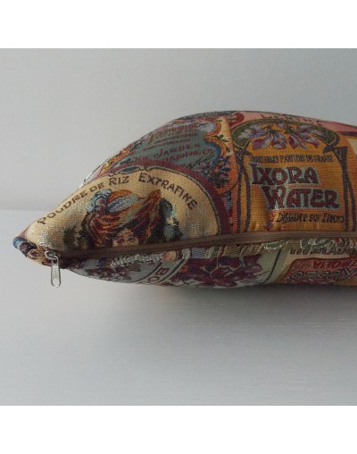 COJÍN GOBELINO BORDADO VINTAGE