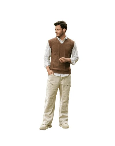 chaleco Rombos para caballero - Tejidos Tota's