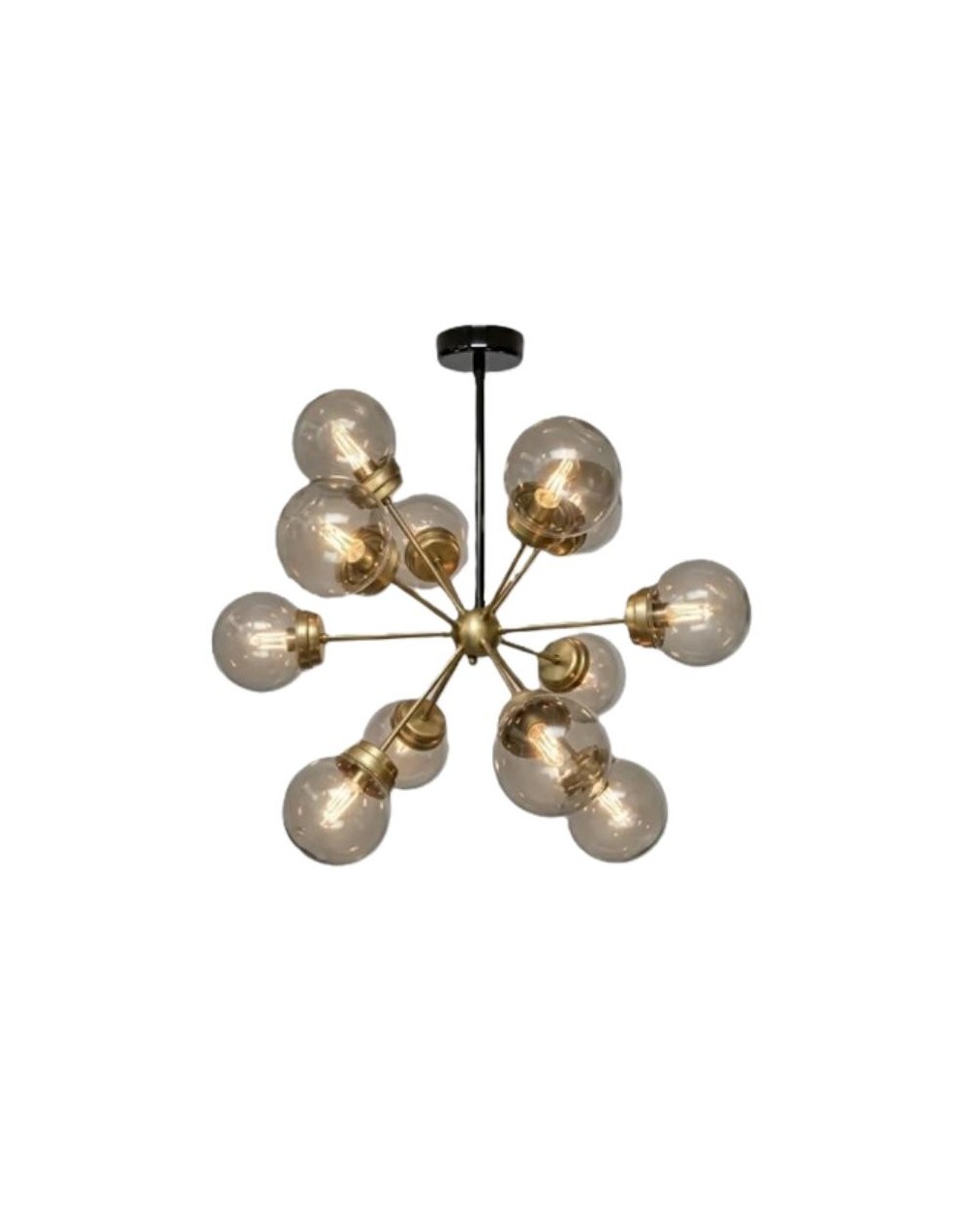 Lámpara Decorativa H-STARS GOLD de 12 luces  Mercaluz.co  