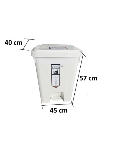 PAPELERA 53 LITROS PEDAL 