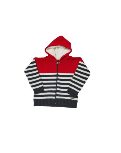 Saco Tejido Niño con Capota – Colección Aventura  VITYKIDS ATELIER