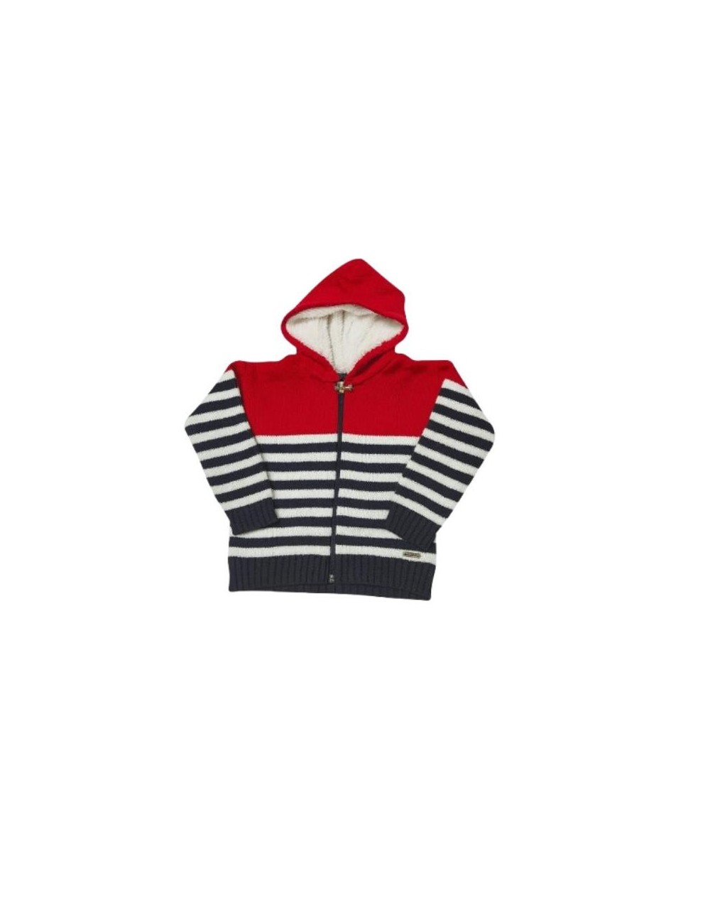 Saco Tejido Niño con Capota – Colección Aventura  VITYKIDS ATELIER