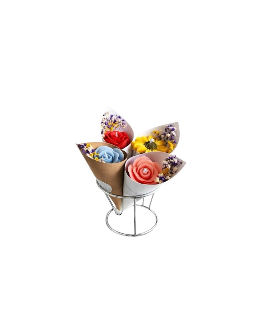 Velas Florales Artesanales  Kamoli Candle