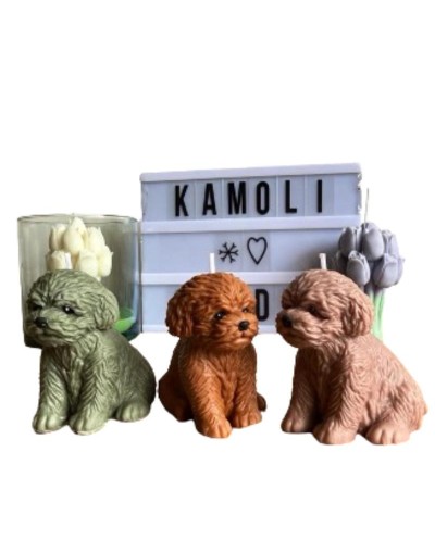 Velas en Forma de Perritos | Kamoli Candle 