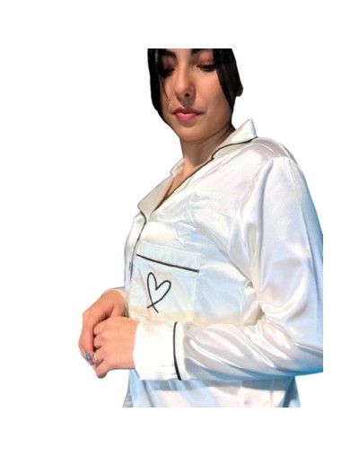 Pijama de Satín Licrado | Claudia Botero Diseños Profesionales 