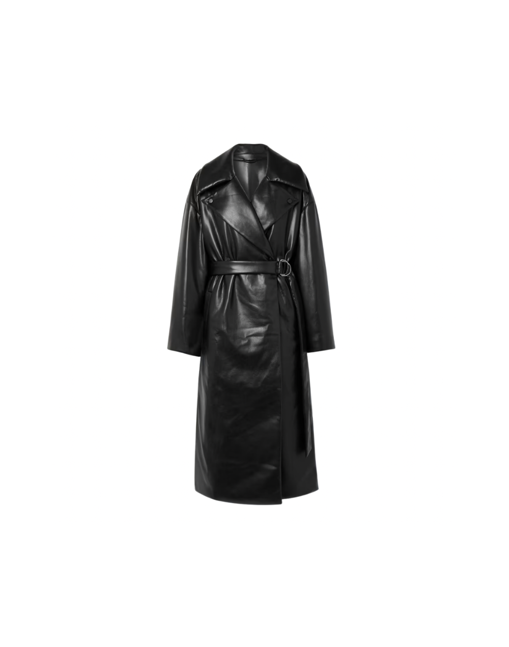 Leather Trench Coat 
