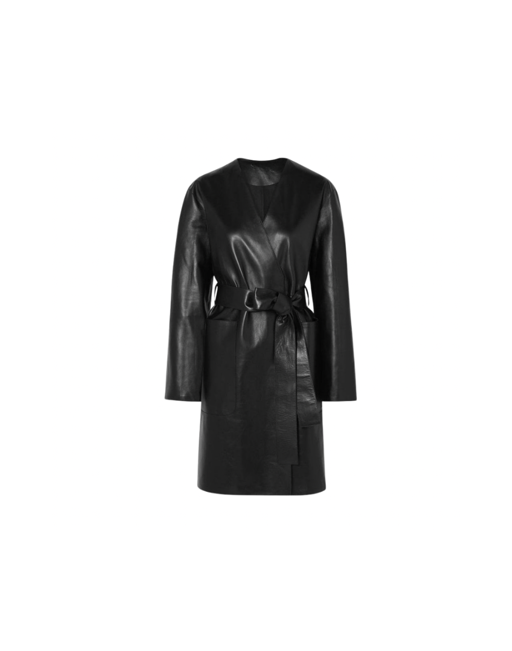 Leather Trench Coat 
