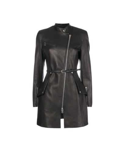 Leather Trench Coat 