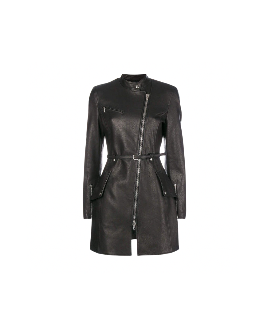Leather Trench Coat 
