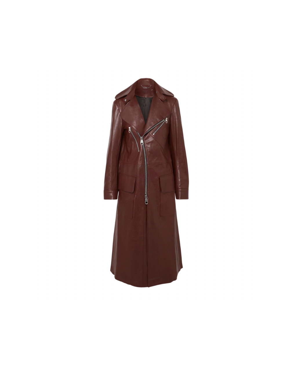 Leather Trench Coat 