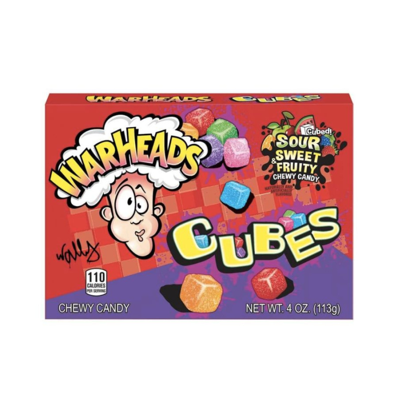 Warheads sour cubes x 6 uni