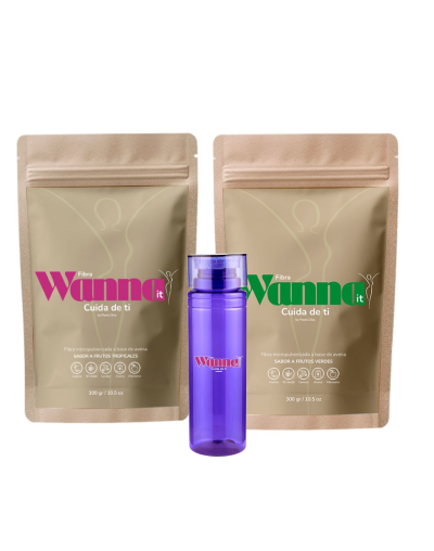 Combo Fibra Frutos tropicales y frutos verdes Wanna it