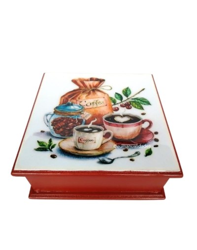 Servilletero saco de cafe