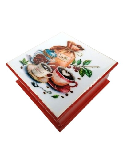 Servilletero saco de cafe