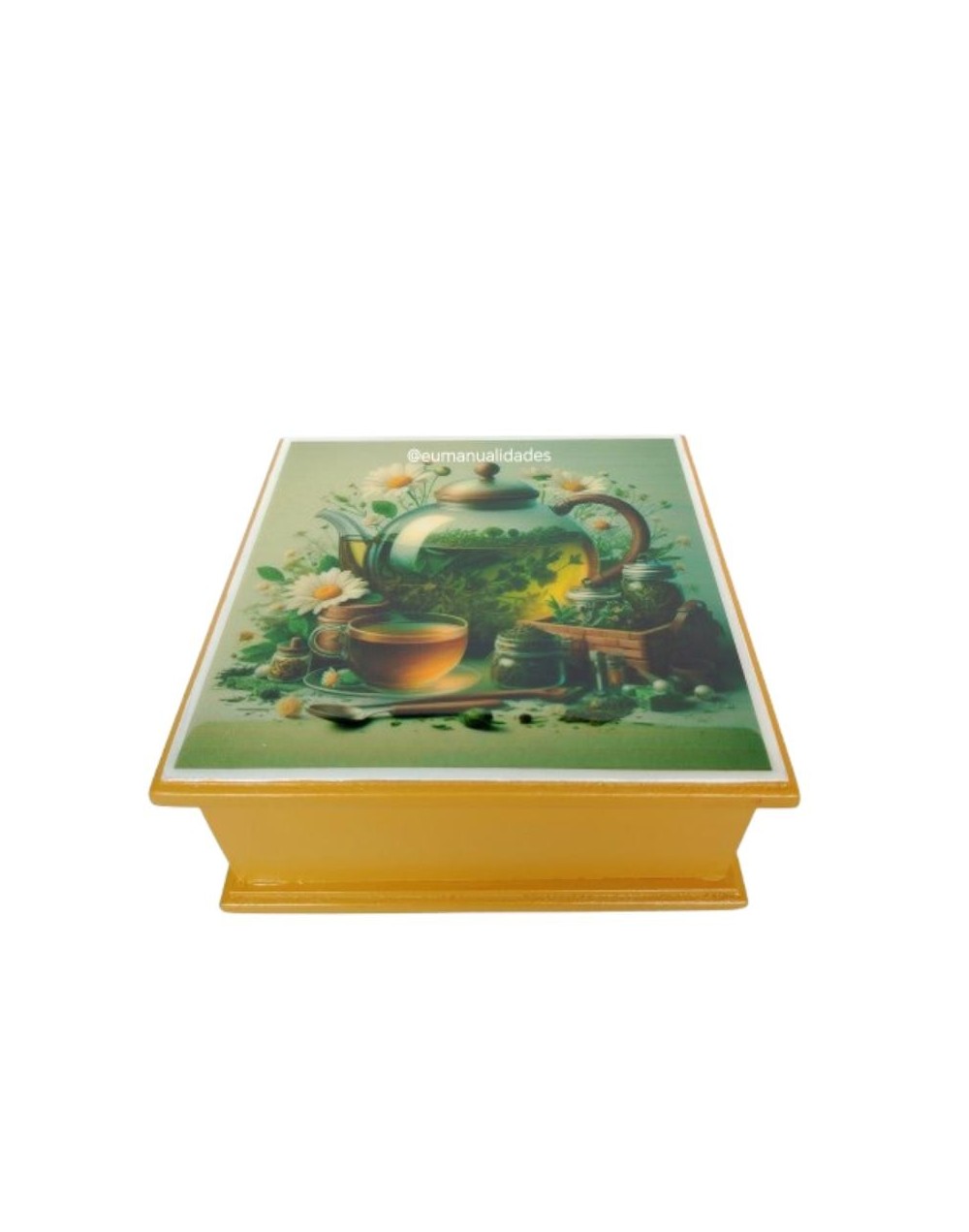 Caja cuatro divisiones tetera aromaticas