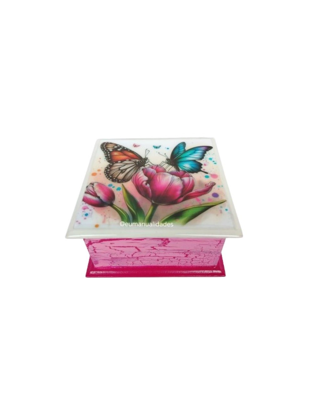 Caja mariposas tulipan