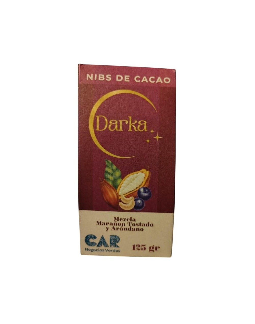 Mezcla Nibs de Cacao con Arandano