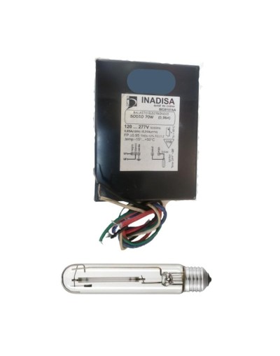 Kit Sodio Electronico 70W Multivoltaje Con Bombillo
