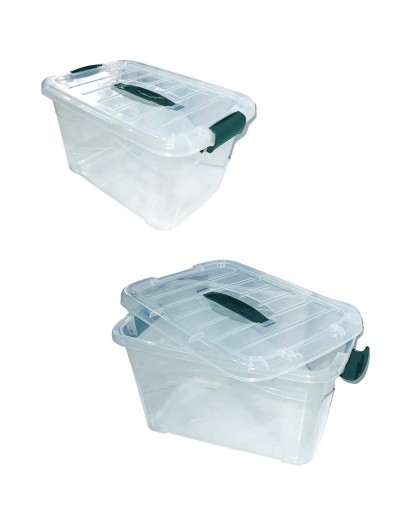 CAJA PLÁSTICA ORGANIZADORA DE 10 LITROS