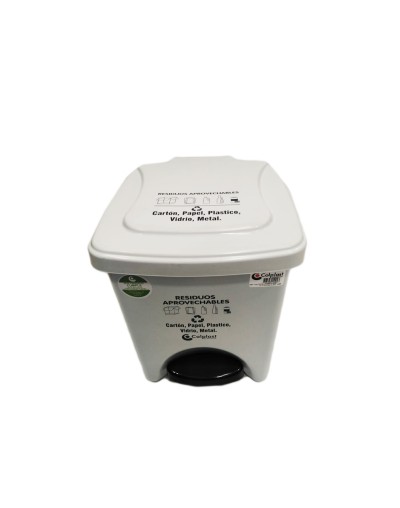 PAPELERA PLASTICA 22 LITROS PEDAL 