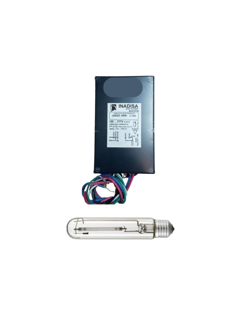Kit Sodio Electronico 150W Multivoltaje Con Bombillo